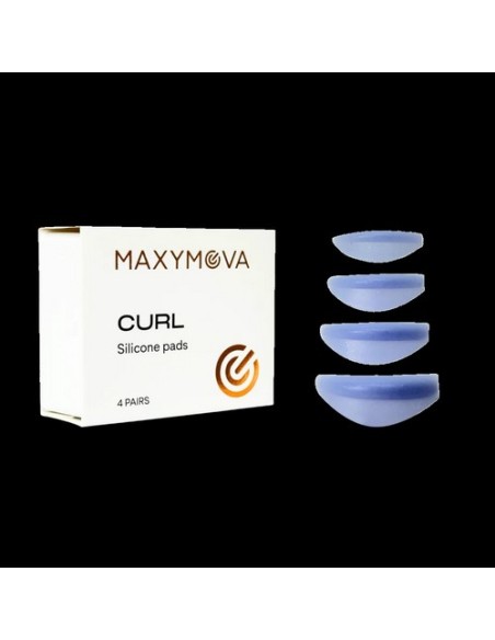 CURL Silicone Eyelash Shields MAXYMOVA  Índigo Glitter (4 Pares)