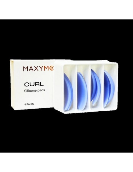 CURL Silicone Eyelash Shields MAXYMOVA  Índigo Glitter (4 Pares)