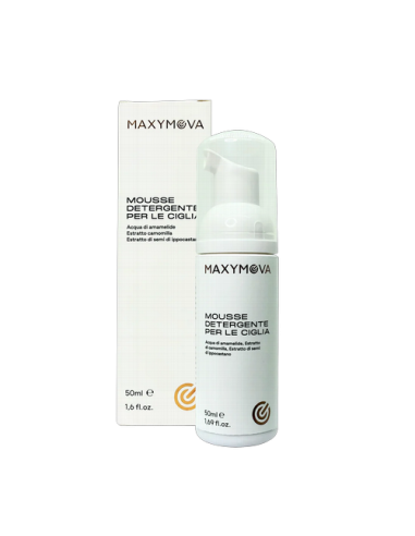 MAXYMOVA Cleansing Mousse 50 ml   Limpieza Suave para Pestañas, Cejas y Rostro