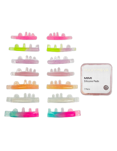 MIMI Pads Silicona Lifting Pestañas  7 Pares C Curl Híbrido | Maxymova