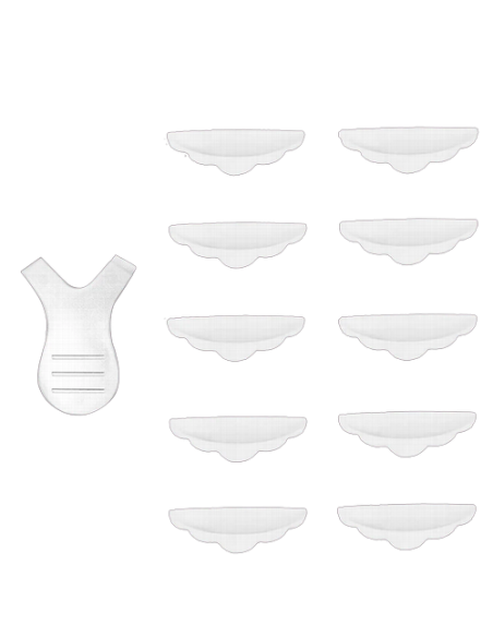 Nuvola Silicone Shields  5 tamaños + peine Y gratis