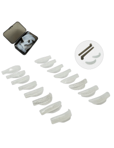 Universal Glittery Transparent Shields  8 pares