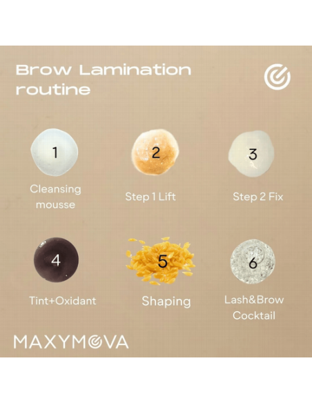 Step 1 LIFT MAXYMOVA  Crema Permanente Laminación Cejas y Pestañas 15ml