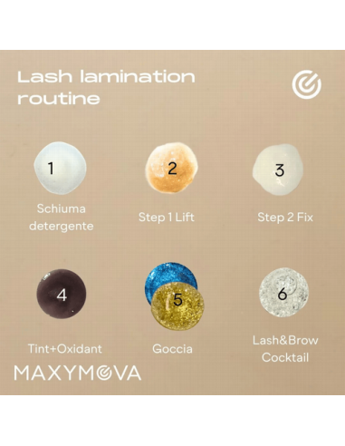 Step 1 LIFT MAXYMOVA  Crema Permanente Laminación Cejas y Pestañas 15ml