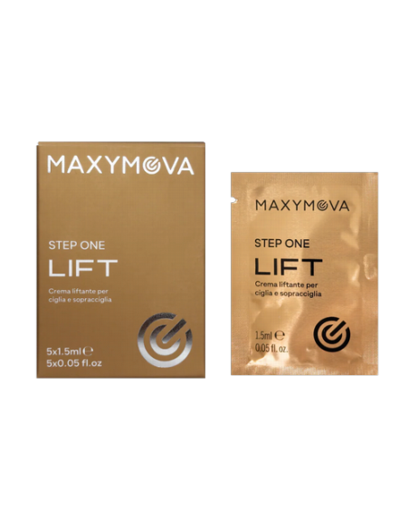 MAXYMOVA Step 1  LIFT | Laminación Cejas y Pestañas | 5 Monodosis
