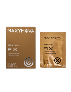 MAXYMOVA Step 2  FIX | Fijador Laminación Cejas y Pestañas | 5 Monodosis