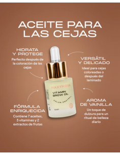 itamin Brow Oil MAXYMOVA  Nutre y protege el color de cejas 2