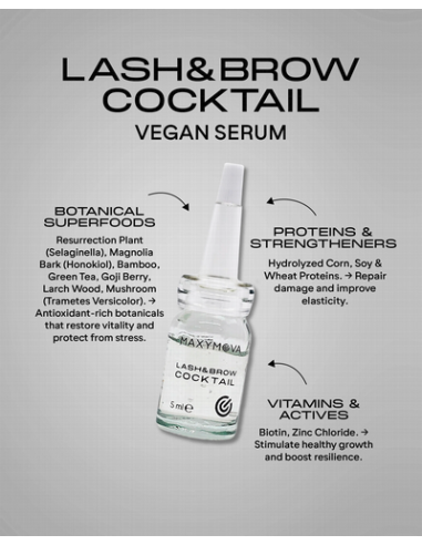 MAXYMOVA Lash & Brow Cocktail | Sérum Aftercare Laminación  5 ml