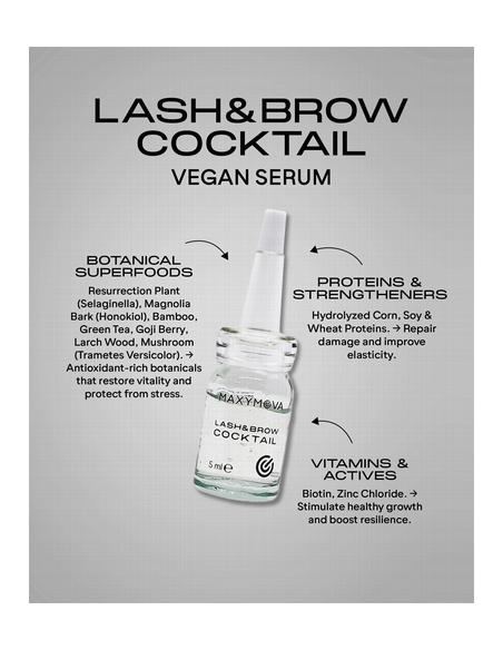 MAXYMOVA Lash & Brow Cocktail | Sérum Aftercare Laminación  5 ml