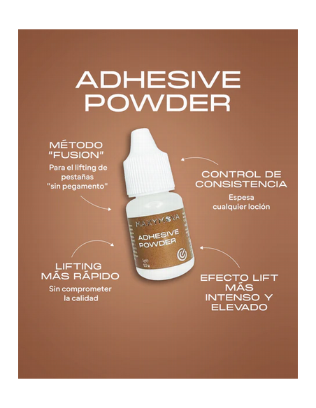 MAXYMOVA Adhesive Powder | Lifting de Pestañas sin Pegamento  5 g
