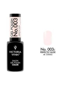 Gel Polish 003 Perfectly Nude | Esmalte Beige Semitransparente para Francesa