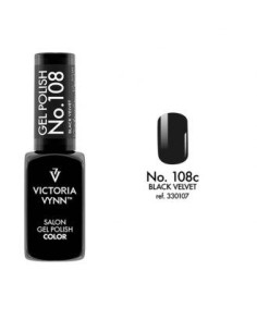 Victoria Vynn Gel Polish 108 Black Velvet | Esmalte Híbrido Negro Intenso