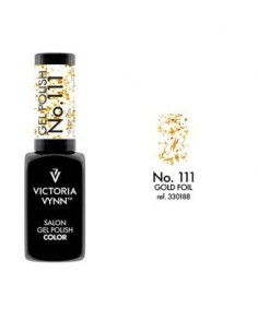 Victoria Vynn Gel Polish 111 Gold Foil | Esmalte Híbrido con Copos de Oro