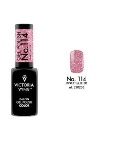 Victoria Vynn Gel Polish 114 Pinky Glitter | Esmalte Híbrido Rosa con Glitter