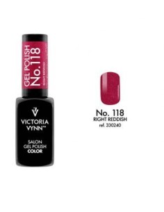 Victoria Vynn Gel Polish 118 Right Reddish | Esmalte Híbrido Rojo Perlado