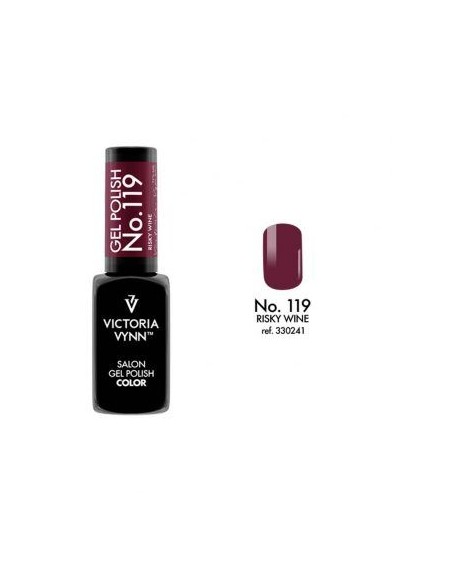 Victoria Vynn Gel Polish 119 Risky Wine | Esmalte Híbrido Burdeos Intenso