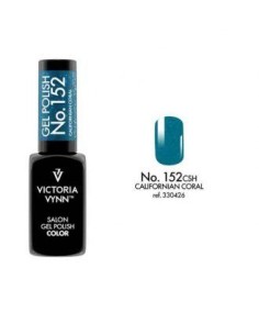Victoria Vynn Gel Polish 152 California Coral | Esmalte Híbrido Turquesa con Reflejos Azules