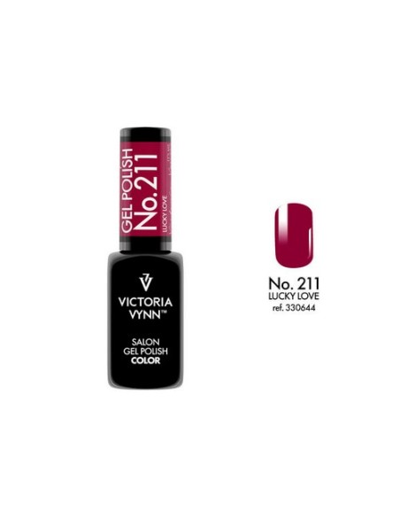 Victoria Vynn Gel Polish 211 Lucky Love | Esmalte Híbrido Rojo Oscuro Clásico