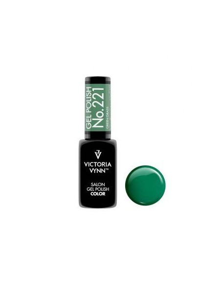 Victoria Vynn Gel Polish 221 Green Grass | Esmalte Híbrido de Tono Verde Vibrante