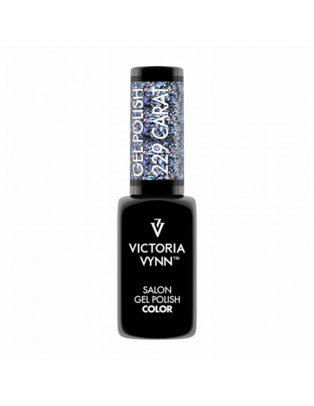 Victoria Vynn Gel Polish 229 Carat Opal Diamond | Esmalte Híbrido Púrpura con Purpurina Multicolor