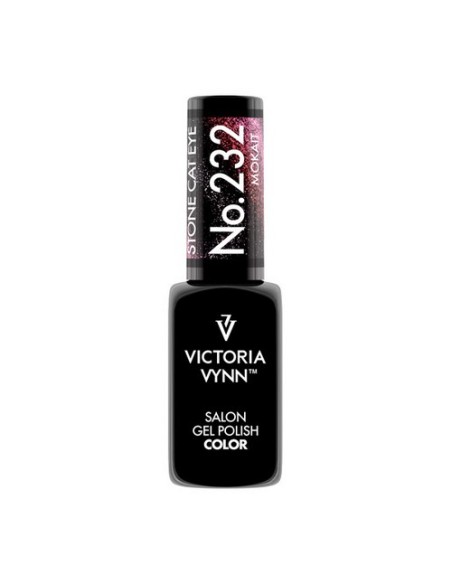  Victoria Vynn Gel Polish 232 Cat Eye Mokait | Esmalte Híbrido Magnético con Acentos Rosa y Ámbar