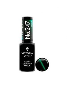Victoria Vynn Gel Polish 247 Cat Eye Jadeit - Esmalte Magnético con Destellos Verde Botella