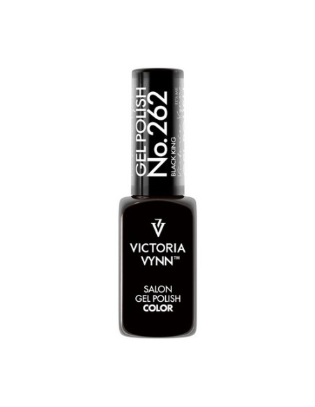 Victoria Vynn Gel Polish 262 Black King - Esmalte Híbrido Negro Profundo