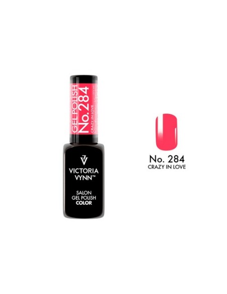 GEL POLISH 284 CRAZY IN LOVE  Esmalte Híbrido Rosa Intenso de Victoria Vynn