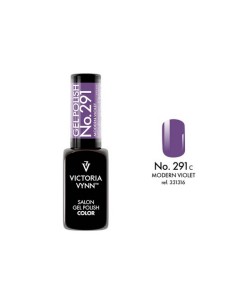 GEL POLISH 291 MODERN VIOLET  Esmalte Híbrido Violeta Intenso de Victoria Vynn