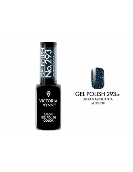 GEL POLISH 293 ULTRAMARINE ATRIA  Esmalte Híbrido Azul Marino con Destellos de Victoria Vynn