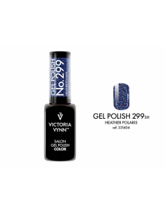 GEL POLISH 299 HEATHER POLARIS  Esmalte Híbrido Azul con Reflejos de Victoria Vynn