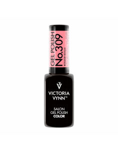 GEL POLISH 309 ROUGE KOUJI  Esmalte Híbrido Rosa Fluorescente de Victoria Vynn