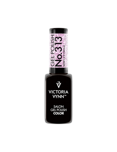 GEL POLISH 313 BERRY ICE CREAM  Esmalte Híbrido Violeta Cremoso de Victoria Vynn