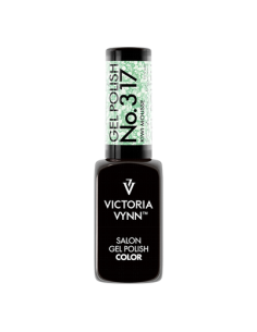 GEL POLISH 317 KIWI MOUSSE  Esmalte Híbrido Verde Claro de Victoria Vynn