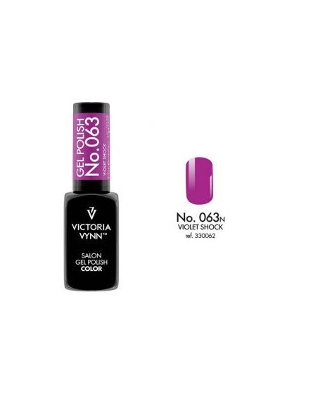 Victoria Vynn Gel Polish 063 Violet Shock | Esmalte Híbrido Púrpura Vibrante