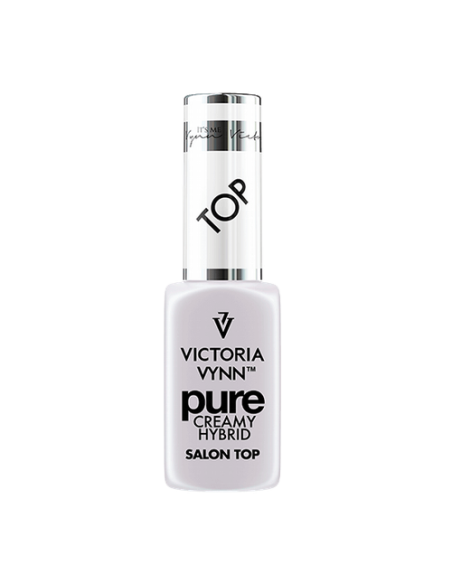 Pure Creamy Hybrid Top | Efecto Glass Nails y Protección Total