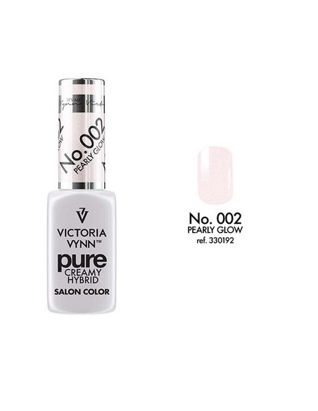 Valsant Stetics - Pure Creamy Hybrid 002 Pearly Glow: Esmalte Rosa Iridiscente con Brillo Sutil