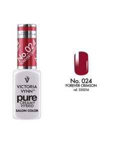 Pure Creamy Hybrid 024 Forever Crimson | Esmalte híbrido cremoso | Valsant Stetics