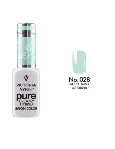 Pure Creamy Hybrid 028 Pastel Mint | Esmalte híbrido cremoso | Valsant Stetics