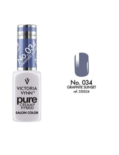 Pure Creamy Hybrid 034 Graphite Sunset | Esmalte híbrido cremoso | Valsant Stetics