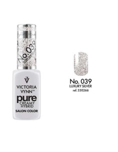 Pure Creamy Hybrid 039 Luxury Silver | Esmalte híbrido cremoso | Valsant Stetics