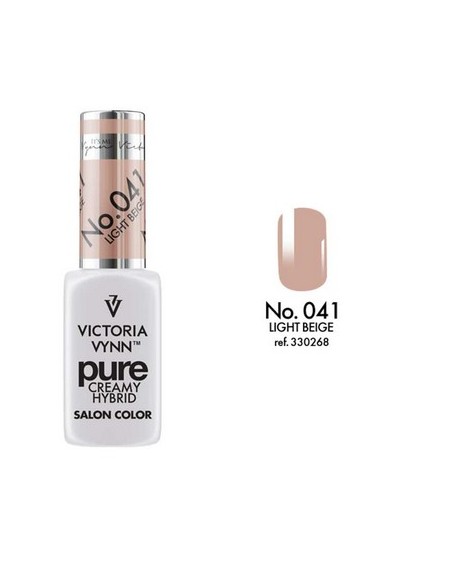 Pure Creamy Hybrid 041 Light Beige | Esmalte híbrido cremoso | Valsant Stetics