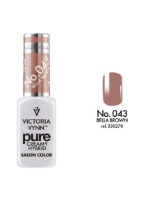 Pure Creamy Hybrid 043 Bella Brown | Esmalte híbrido cremoso | Valsant Stetics