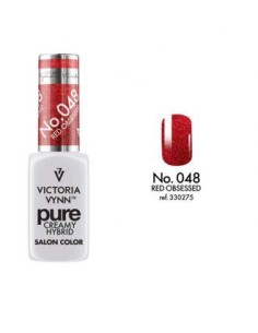 Pure Creamy Hybrid 048 Red Obsessed | Esmalte híbrido cremoso | Valsant Stetics