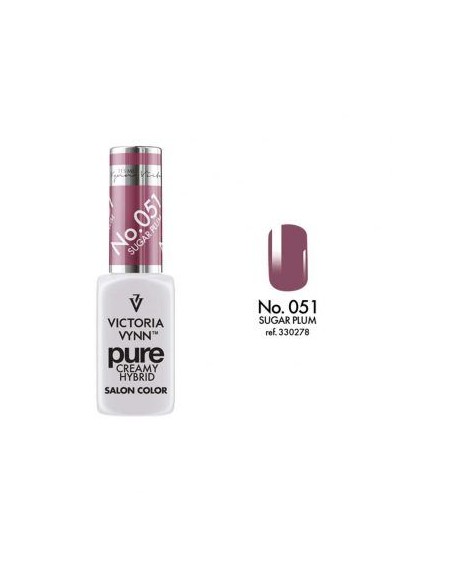 Pure Creamy Hybrid 051 Sugar Plum | Esmalte híbrido cremoso | Valsant Stetics